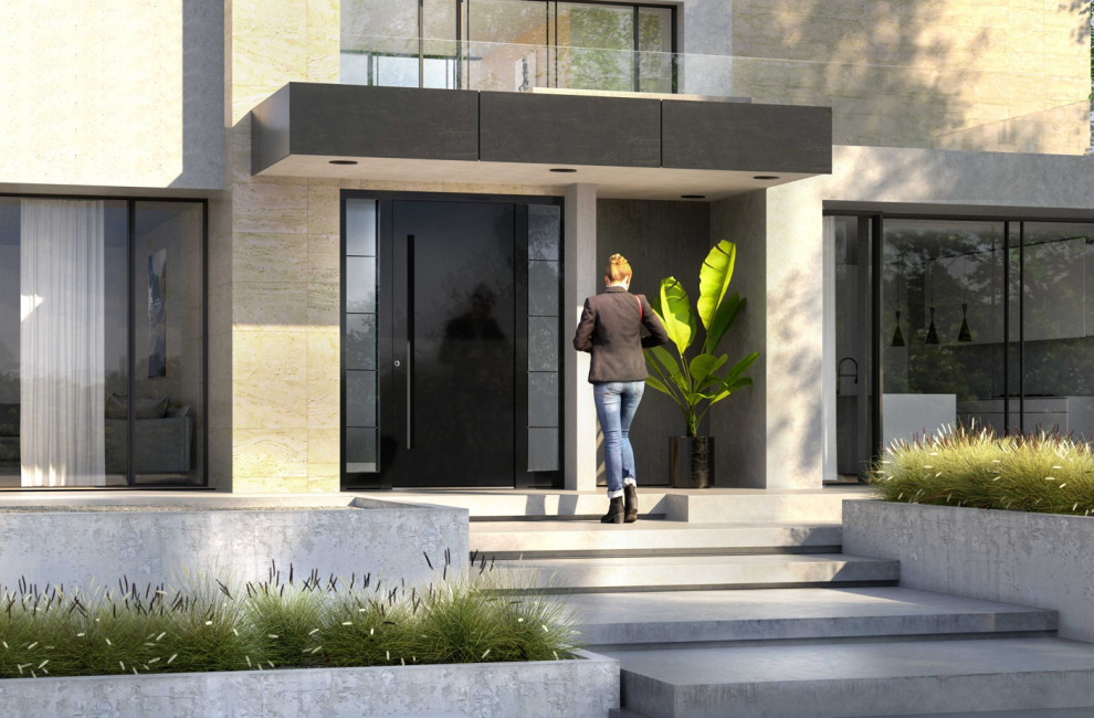 modern front door