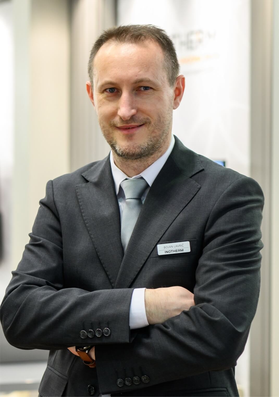Successful business man, Bojan Lavrič, Head of Marketing at Inotherm