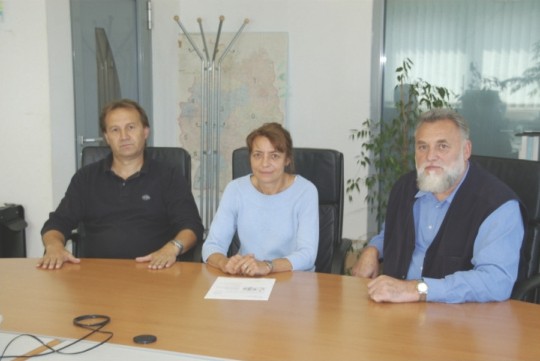 Anton Šenk, Verica Šenk and Janez Lesar